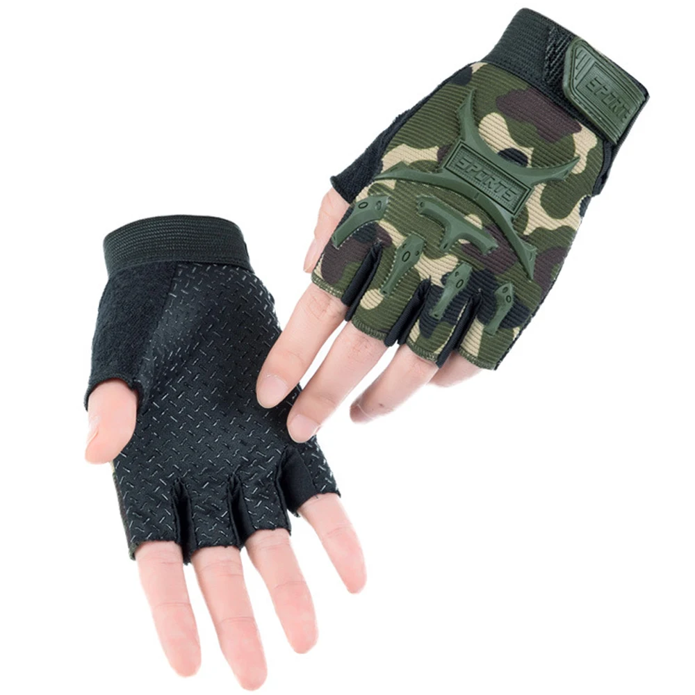 1 par de guantes tácticos sin  - Kids Outdoor Gloves reseña y precio