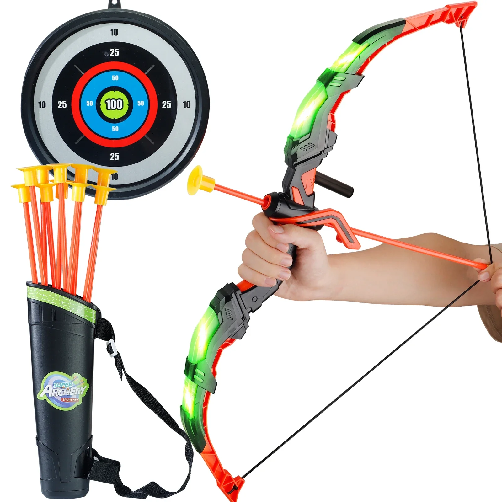 Juego de juguetes de tiro con  - Kids Outdoor Archery Set reseña y precio