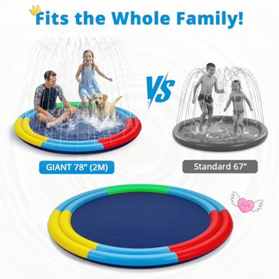 Alfombra de Agua para Perros,  - Sprinkler Splash Pad reseña y precio