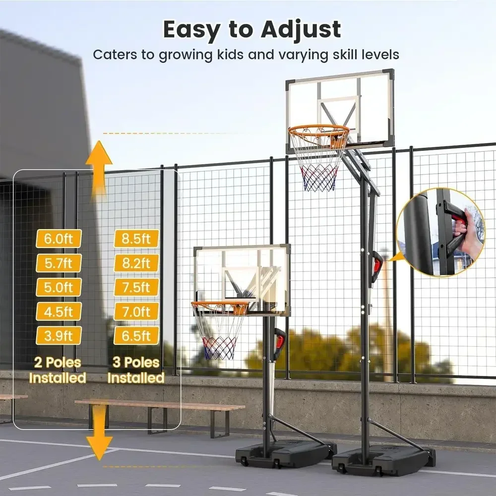 Aro de Baloncesto Portátil par - Basketball Hoop Outdoor reseña y precio