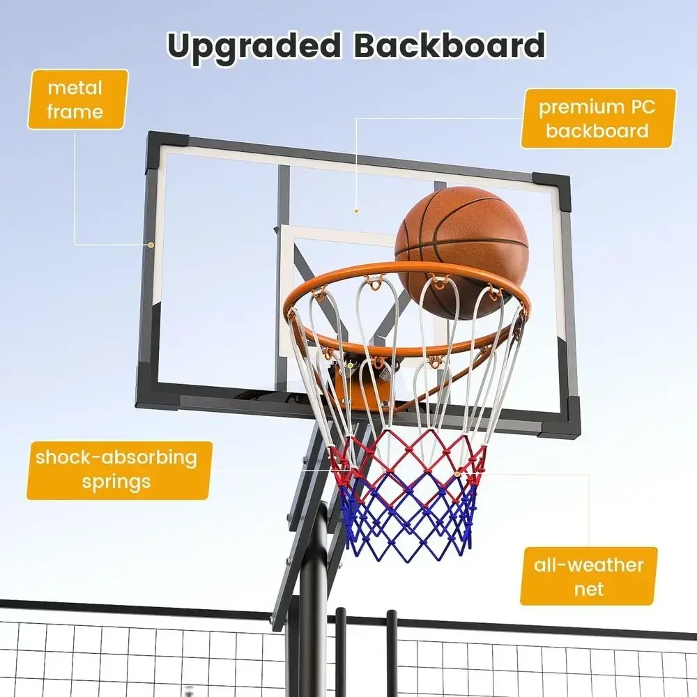 Aro de Baloncesto Portátil par - Basketball Hoop Outdoor reseña y precio