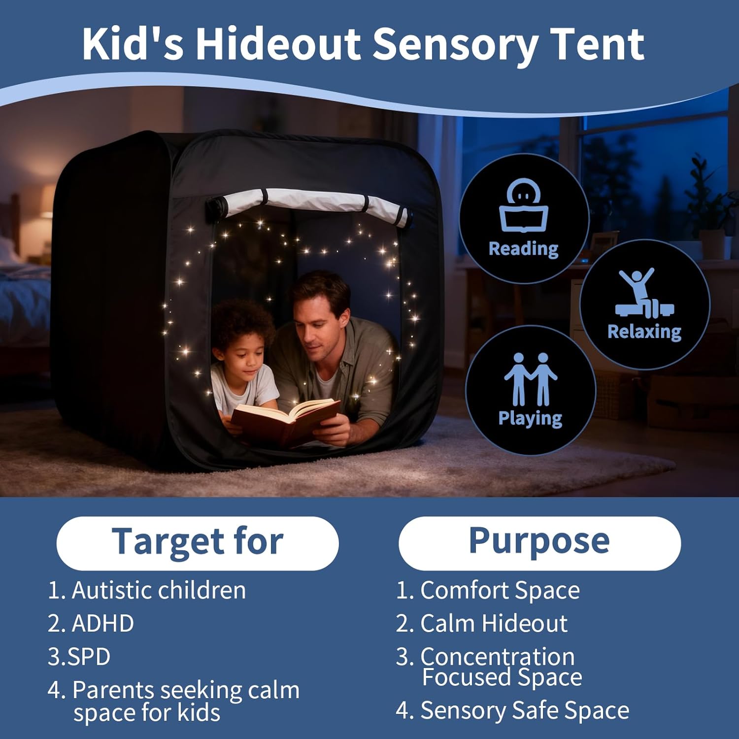 Carpa Sensorial para Niños de  - Kids Outdoor Play Yard reseña y precio