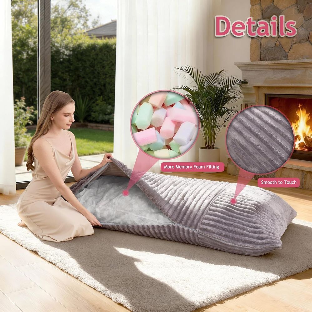 Sillón Puff 3 en 1 de Espuma V - Kids Outdoor Bean Bag Chair reseña y precio