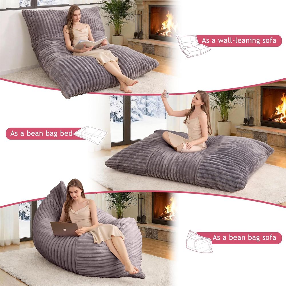 Sillón Puff 3 en 1 de Espuma V - Kids Outdoor Bean Bag Chair reseña y precio